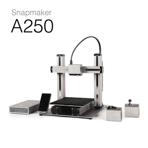 Drukarka 3D Snapmaker v2.0 3w1 model A250T - moduł lasera, CNC, druk 3D w obudowie